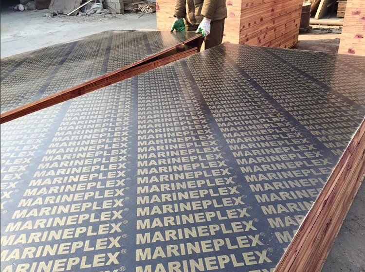 WBP Glue Marineplex Film Faced Plywood Poplar Core One Time Pressed