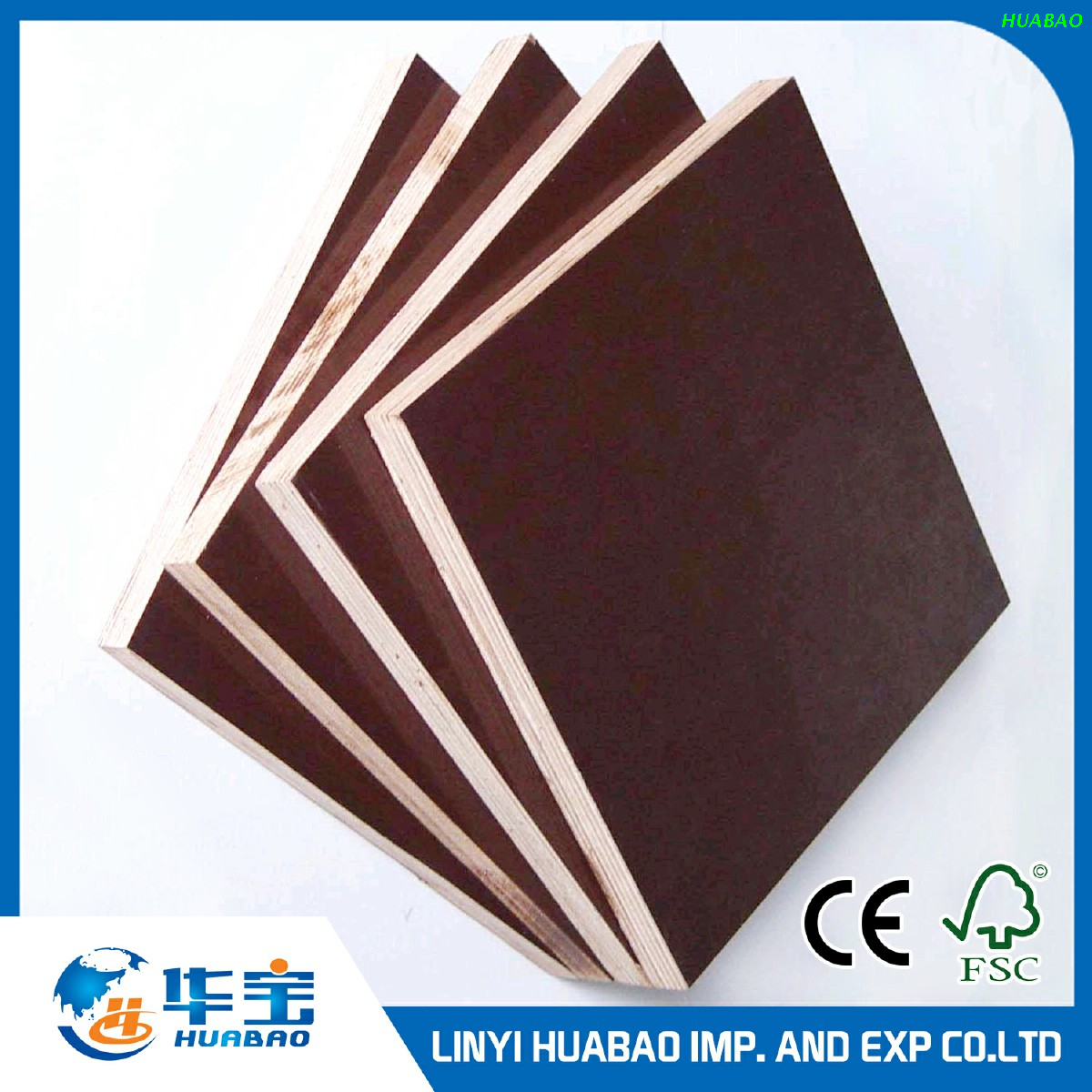 18MM Bakelite Plywood Brown Film For constructions