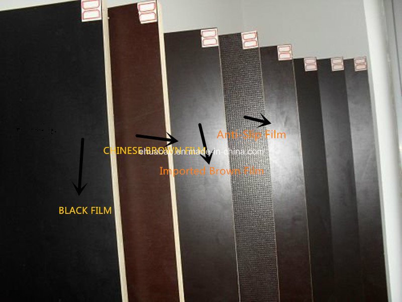 Wood Timber with Poplar Core Black Film Faced Plywood