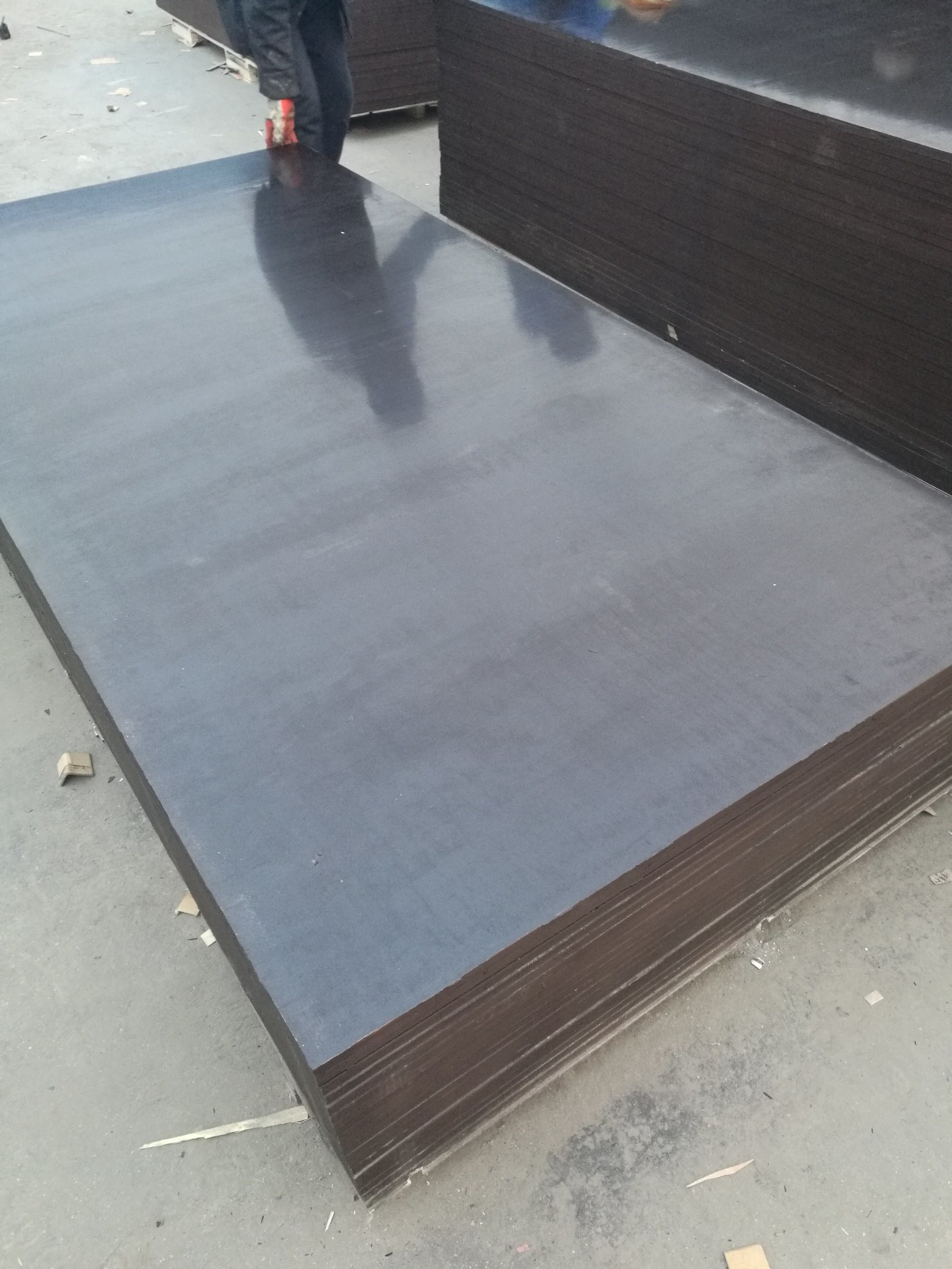 18mm Plywood Board Brown Film Poplar Core for Constructions Concrete