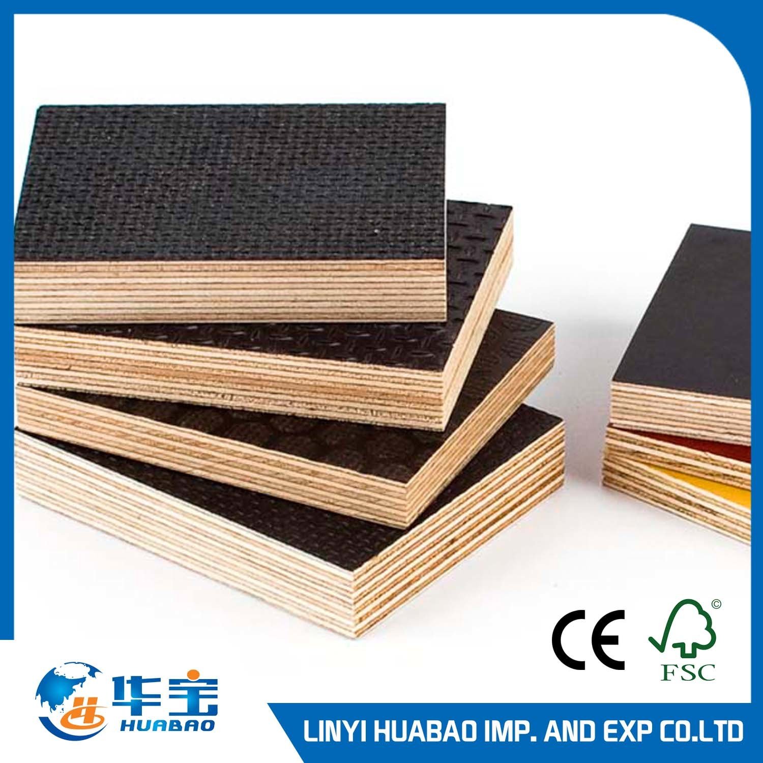18mm Hardwood Core Plywood Sheets for Shuttering Concrete