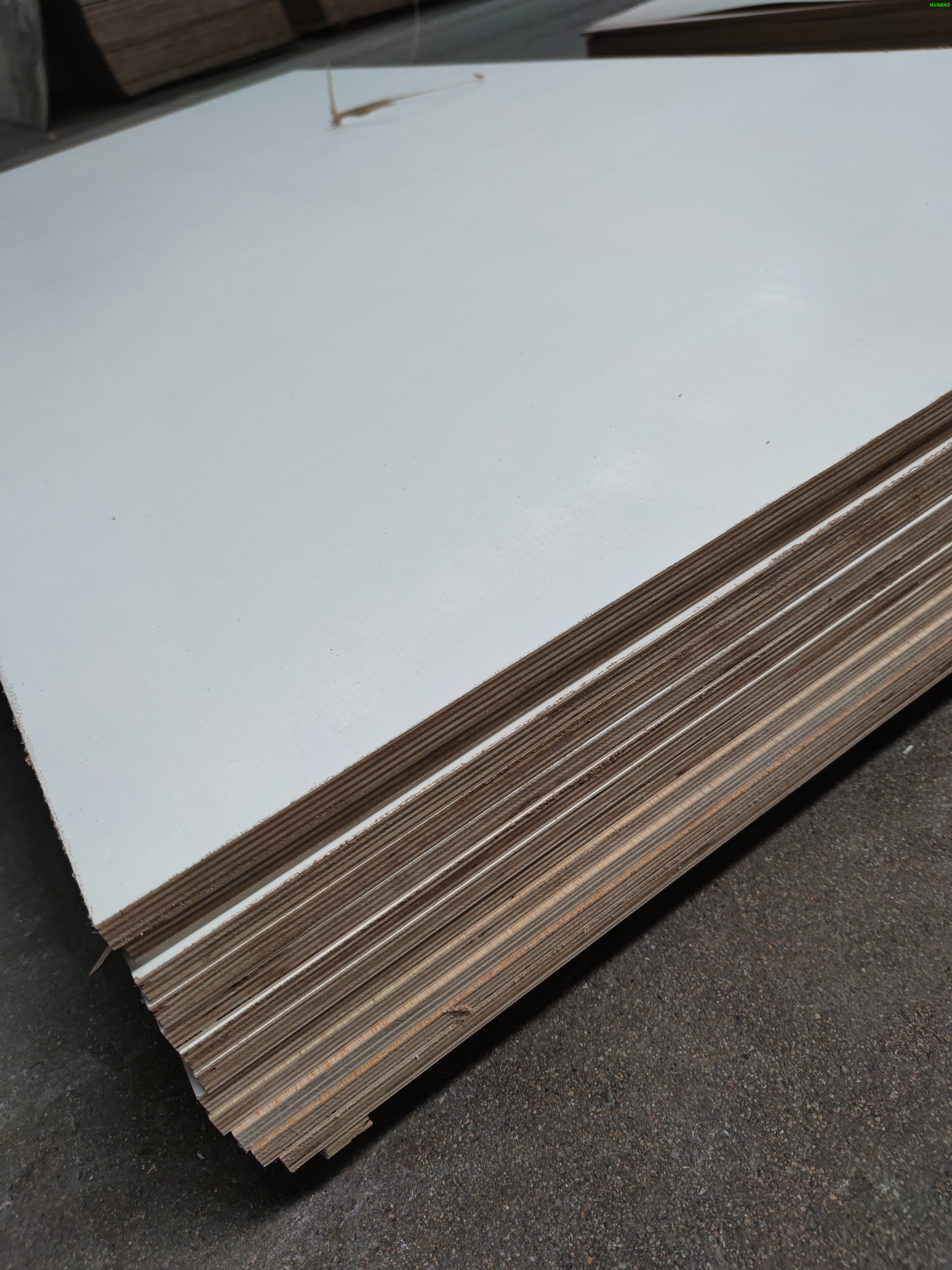 12MM Combined Core Melamine Plywood E1 Glue Both Sides
