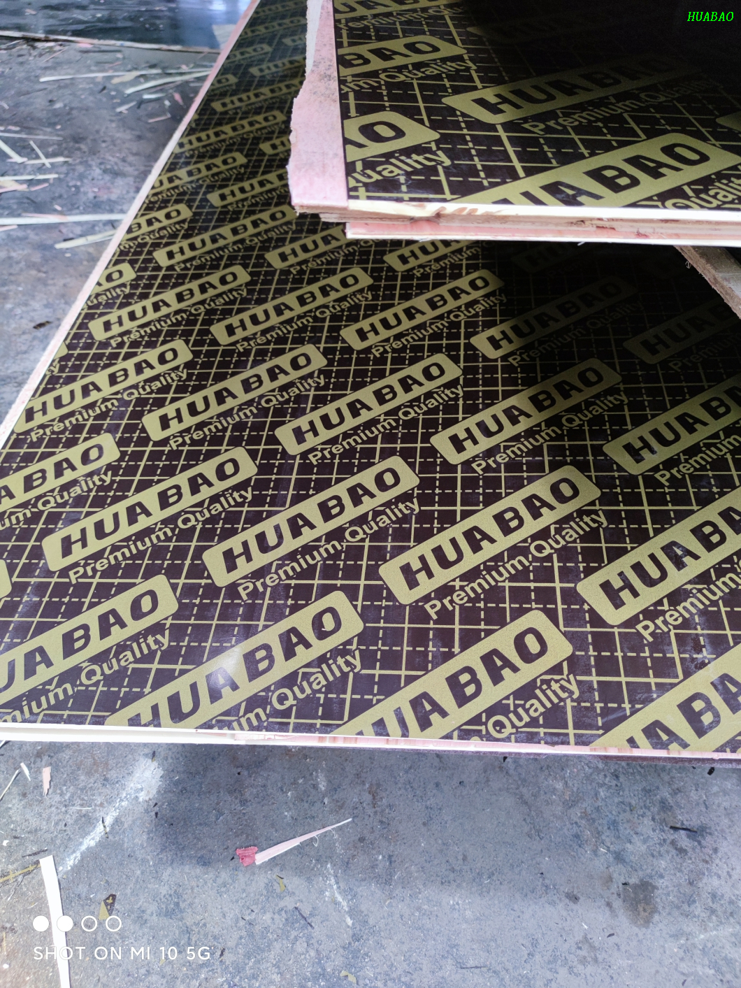 9mm Poplar Core Black Film Faced Plywood For East Asian Markets