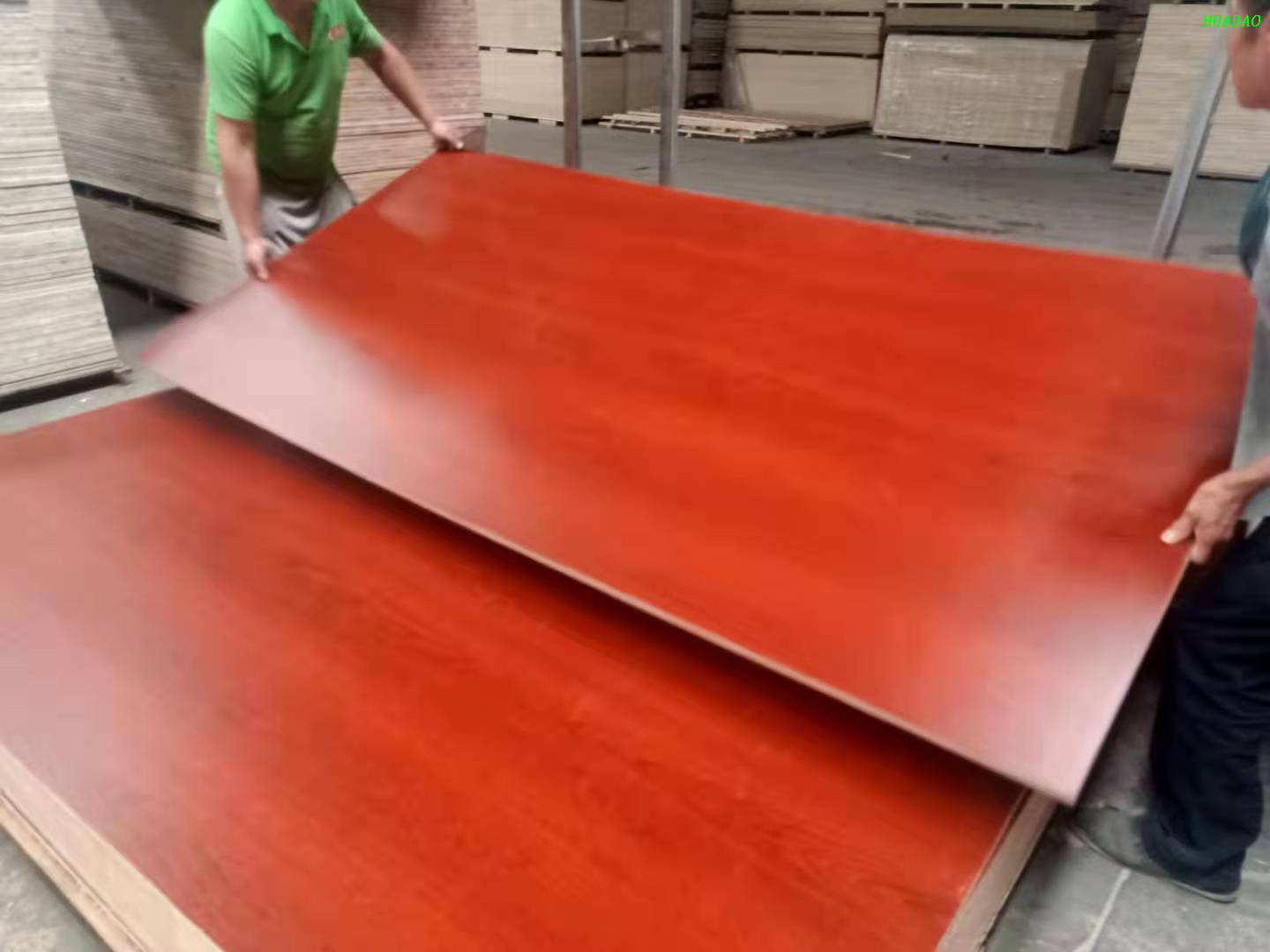 18MM Melamine Plywood For Furniture Dully Eucalyptus Core E1 Glue