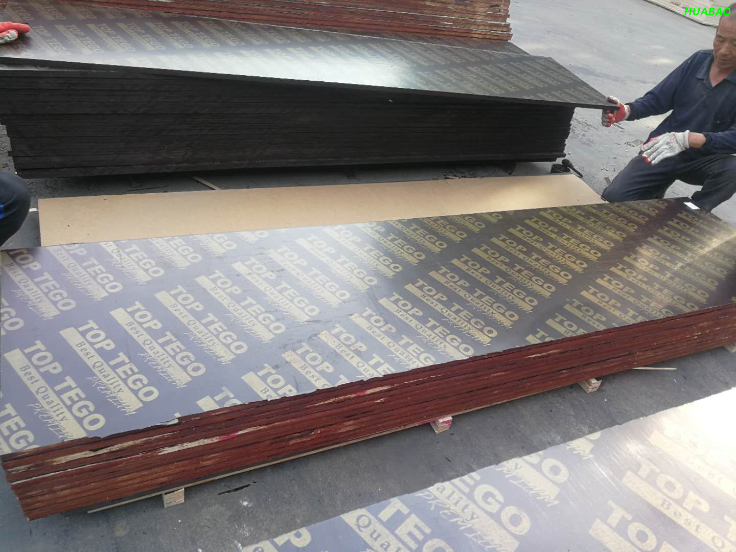 20*610*2500MM Tego Film Faced Plywood Brown Film First Grade